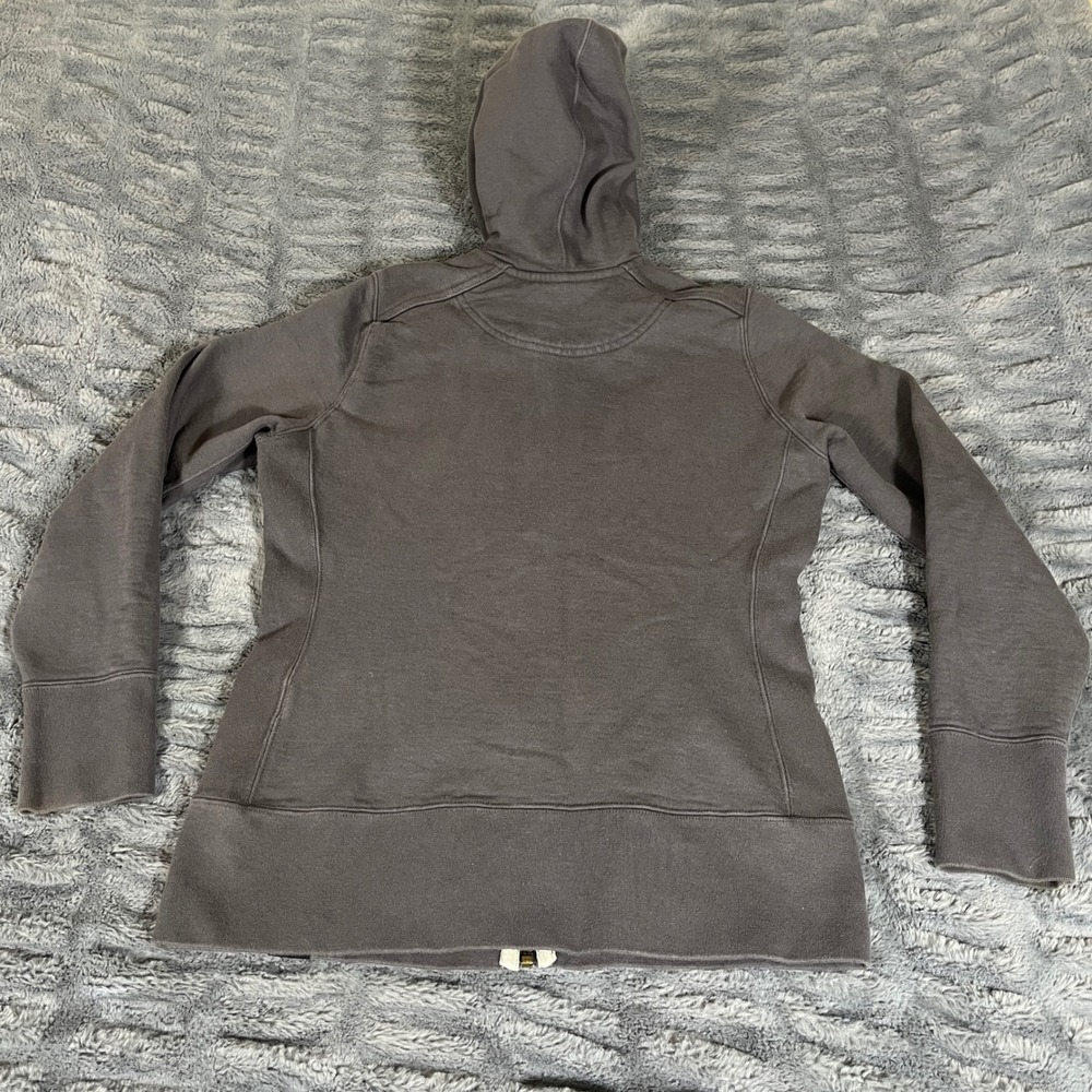 American Giant Classic Full Zip Hoodie Women Medium Iron Gray Heavyweight Cotton